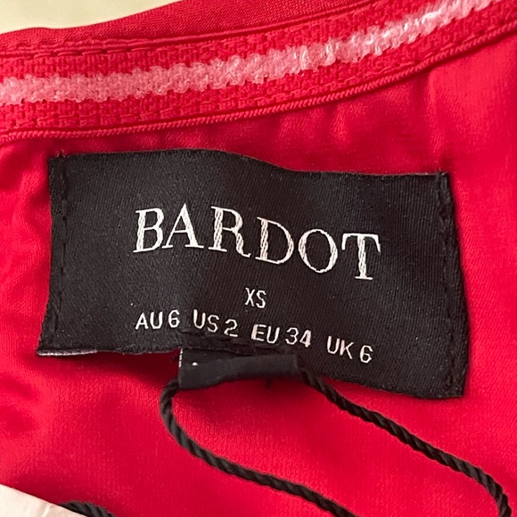 Bardot Vibrant Red Strapless Dress - Picture 4 of 7